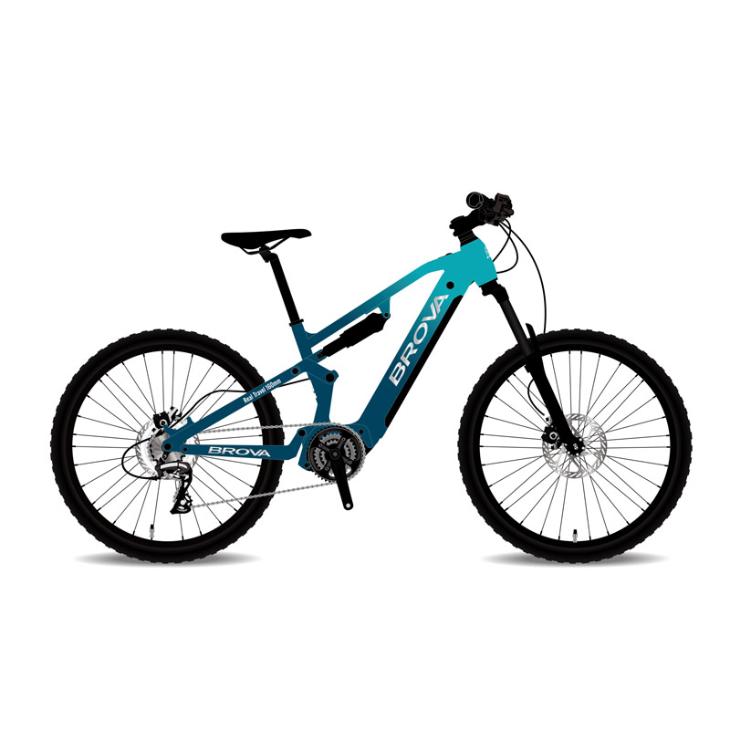 27.5"&29" Softtail/Suspension E-bike DUE800 Frame